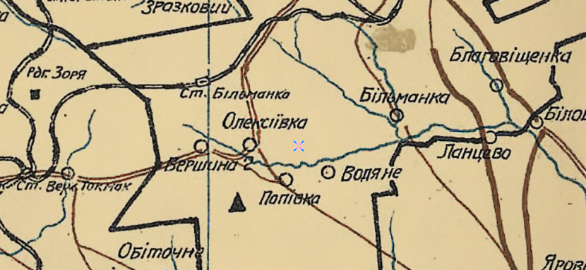 Карта 1935 года