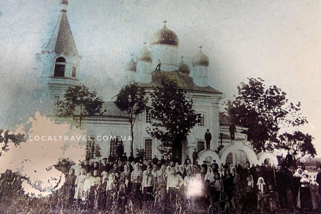 Ретро фото храма В Новомихайловке