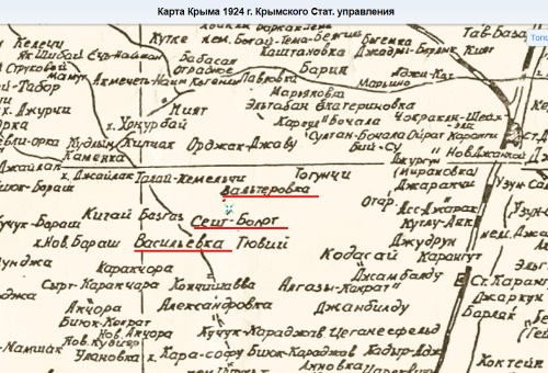Крым на старых картах